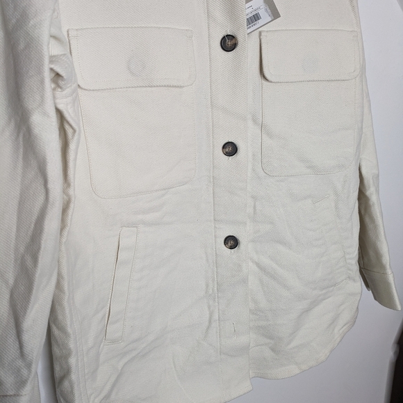 EVERLANE Women's Canvas The Oversized Shirt Jacket NEW Size S - Picture 5 of 8